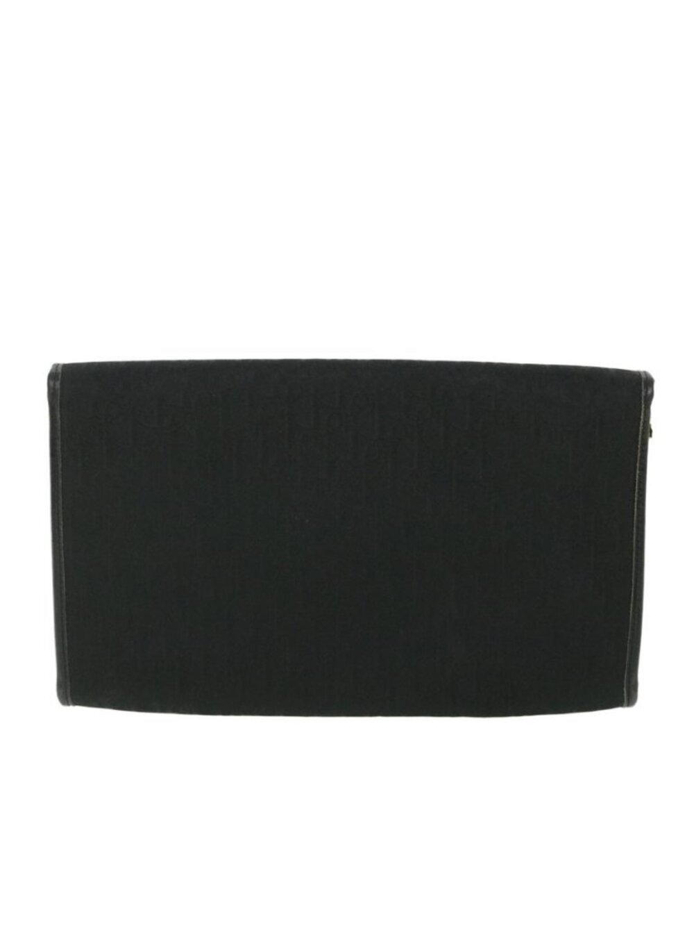 Authentic Christian Dior Trotter Canvas Chain Shoulder Bag Black - Picture 9 of 16